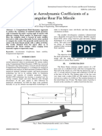 Analyzing The Aerodynamic Coefficients of A Rectangular Rear Fin Missile