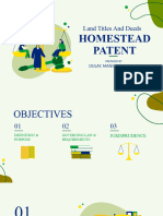 Homestead Requirements and Jurisprudence