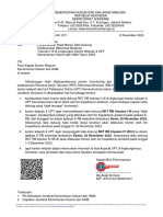 Penyampaian Hasil Monev Data Dukung Pelaksanaan Reformasi Birokrasi Triwulan I-III Di Lingkungan Kantor Wilayah & UPT Kementerian Hukum Dan HAM Tahun 2023