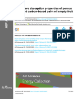 Microwave Absorption Properties of Porous Activated Carbon-Based Palm Oil Empty Fruit Bunch