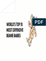 Worlds Top 10 Most Expensive Beanie Babies