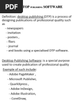 Desktop Publishing Software