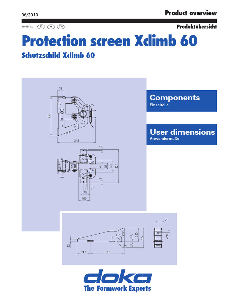 Protection Screen Xclimb 60 PDF Scaffolding Screw