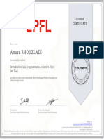 Coursera Certificat Du Langage C++ POO