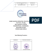 Sand Blasting Procedure SNIPL