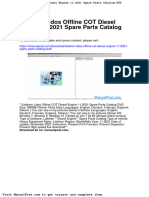 Liebherr Lidos Offline Cot Diesel Engine 11 2021 Spare Parts Catalog DVD