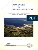 Advances Tropical Aquaculture: Workshop at Tahiti, French Polynesia