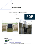 Technical Installation & Operation Manual KWT Penstock: Supplied by