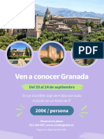 Flyer Promoción Viaje A Granada Creativo Moderno Lila y Verde - 20231215 - 091216 - 0000