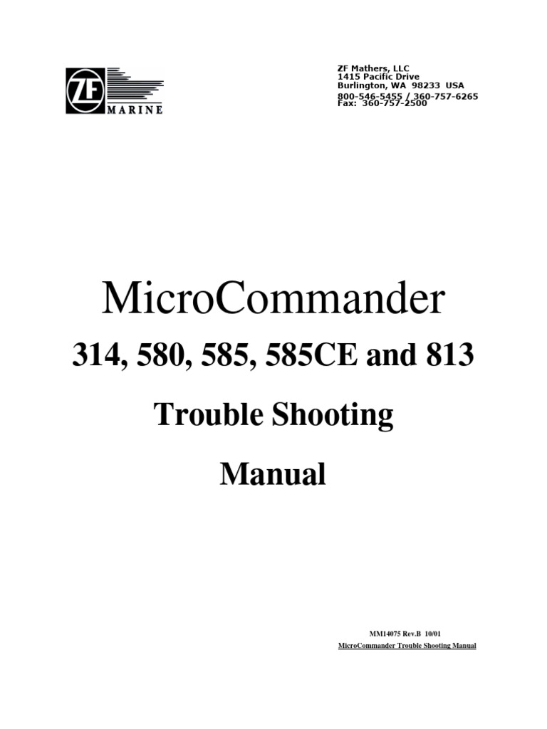 314-580-585 MM14075 RVB 10-01 | PDF | Thermostat | Servomechanism