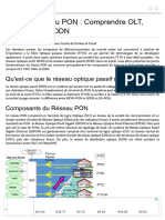 ABC Du Réseau Pon - Comprendre Olt, Onu, Ont Et Odn