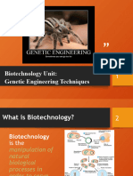 Biotechnology PP Genetic Engineering RD