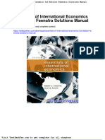 Essentials of International Economics 3rd Edition Feenstra Solutions Manual