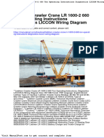 Liebherr Crawler Crane LR 1600-2-660 Ton Operating Instructions Diagnostics Liccon Wiring Diagram