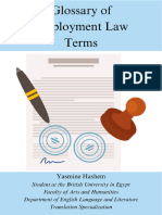 Glossary of Employment Law Terms