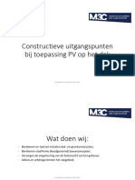 Constructieve Uitgangspunten Bij Toepassing PV Op Het Dak - Niels Blauwiekel
