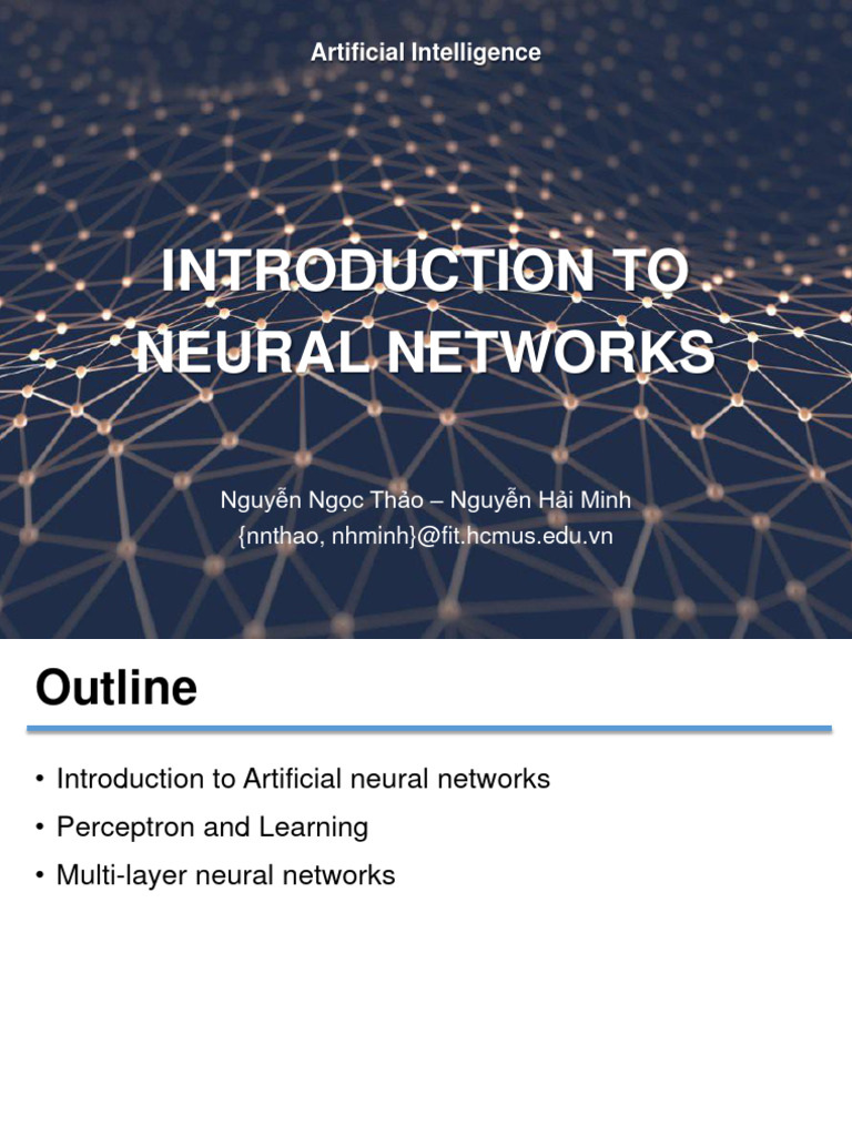 2021 Lecture11 NeuralNetworks | PDF | Artificial Neural Network ...