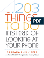 5203 Things To Do Instead of Looking at Your Phone