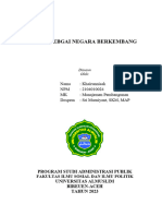 Makalah Tentang Negara Berkembang - Khairunnisak