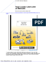 Liebherr Wheel Loader l524 l534 l538 Service Manuals