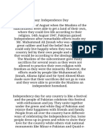 Essay Independence Day