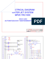 Yrc1000 MP25 Water Jet System Eléctrico Diagram