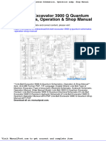 Link Belt Excavator 3900 Q Quantum Schematics Operation Shop Manual