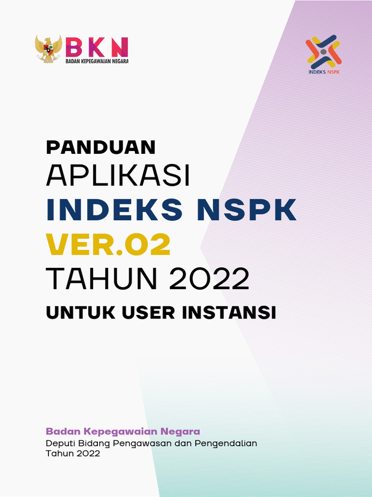 Panduan NSPK 2022 | PDF