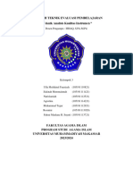 Teknik Analisis Kualitas Instrumen 