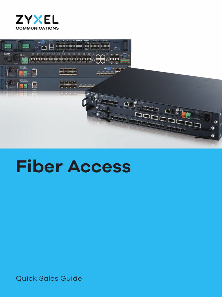 Fiber Access Quick Sales Guide | PDF | Internet Architecture | Computer ...