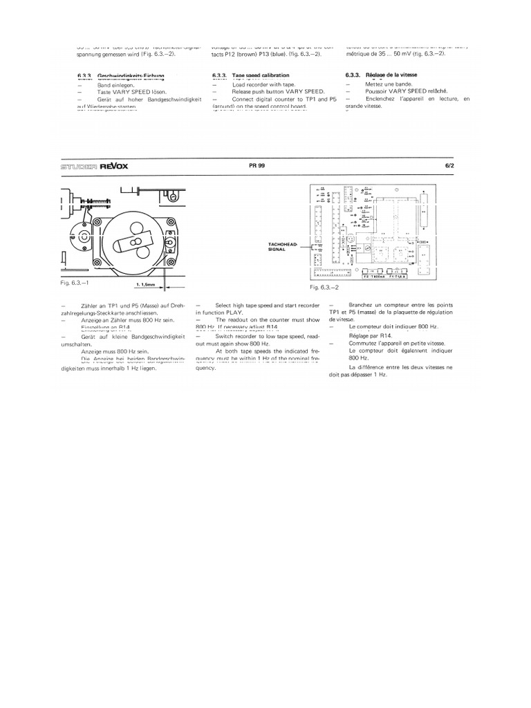 Tape speed calibration PDF