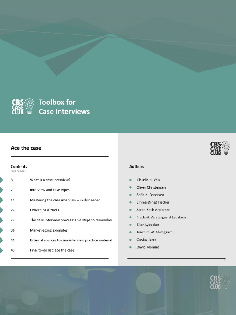 Case Interview Mastery Guide | PDF | Value Chain | Profit (Economics)