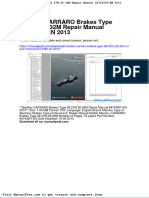 Manitou Carraro Brakes Type 26 27m 26 32m Repair Manual 647439it en 2013