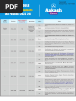 AIATS Schedule For RM (XII Passed) 2023-24 Version 2.0