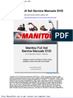 Manitou Full Set Service Manuals DVD