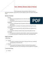 Political Science - State - Definition, Elements, Origins (5 Theories)