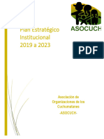 Plan Estratégico ASOCUCH 2019 - 2023