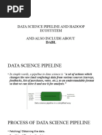 Data Science Pipeline and Hadoop Ecosystem