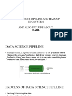 Data Science Pipeline and Hadoop Ecosystem