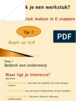 Hoe Maak Je Een Werkstuk?