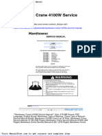 Manitowoc Crane 4100w Service Manual