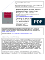 Bulletin of Spanish Studies: Hispanic Studies and Researches On Spain, Portugal and Latin America