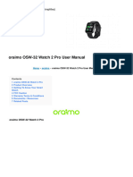 Osw 32 Watch 2 Pro Manual