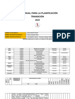 Plan Anual para La Planificación Transición 2023