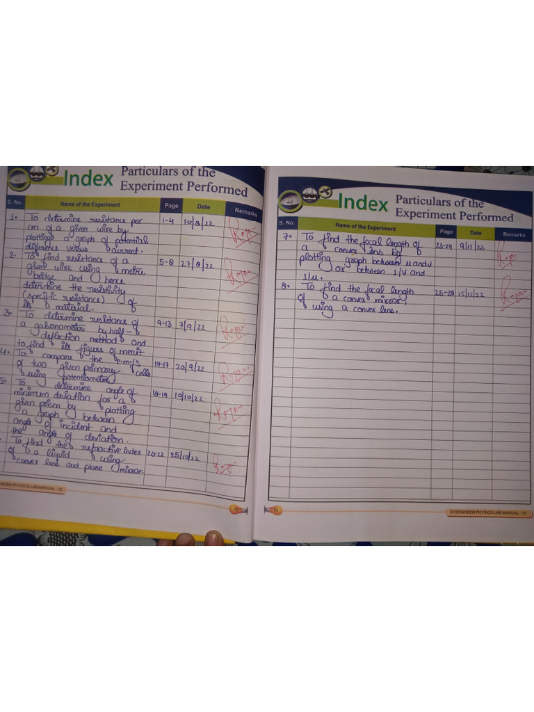 Physics Lab Manual Work PDF