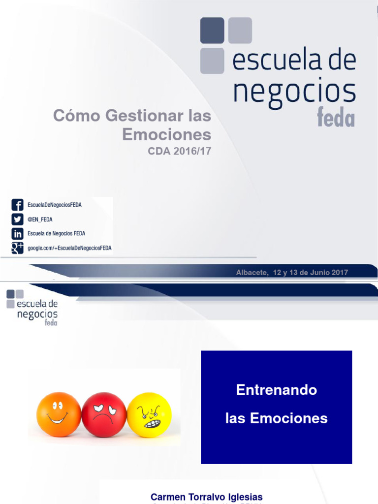 Estrategias para Gestionar Emociones | PDF | Las emociones ...