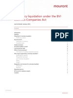 Voluntary Liquidation Under The Bvi Business Companies Act