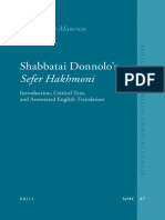 Sefer Hakhmoni. Introduzione, Testo Critico e Traduzione Italiana Annotata e Commentata by Shabbetai Donnolo