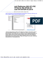 Manitou Work Platforms 200 Atj RC 200 Atj X St3a s1 RC St3a s1 Repair Manual 547387en 03 2019