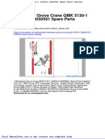 Manitowoc Grove Crane GMK 5130-1-3094215 20050501 Spare Parts Catalog